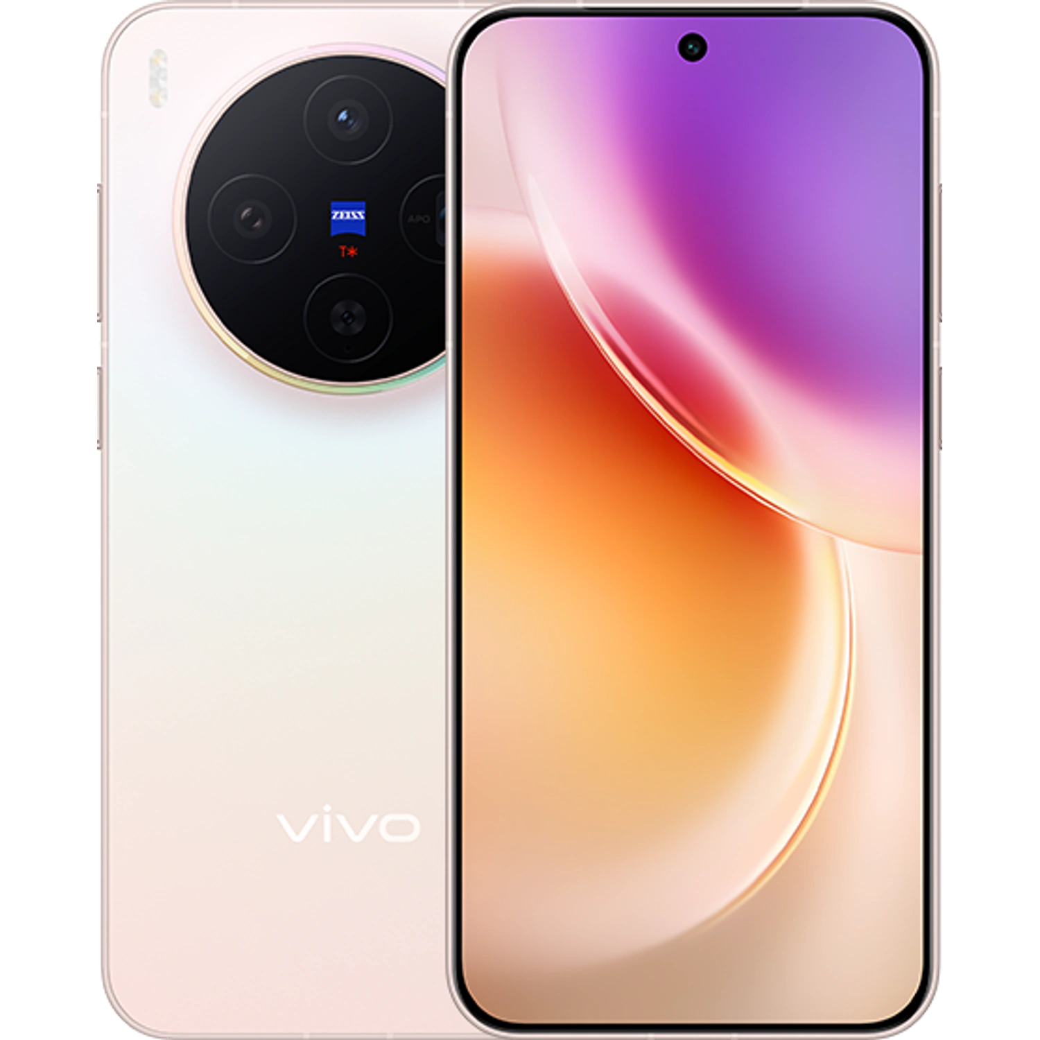 vivo X300: frente e traseira