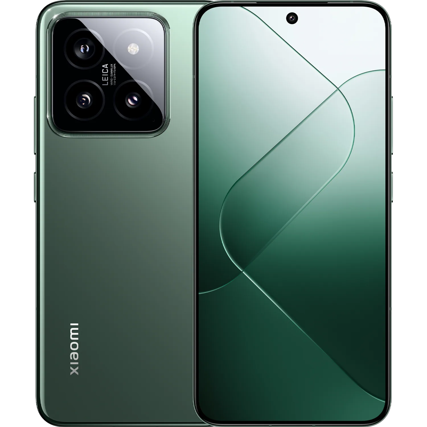 Xiaomi 14: frente e traseira