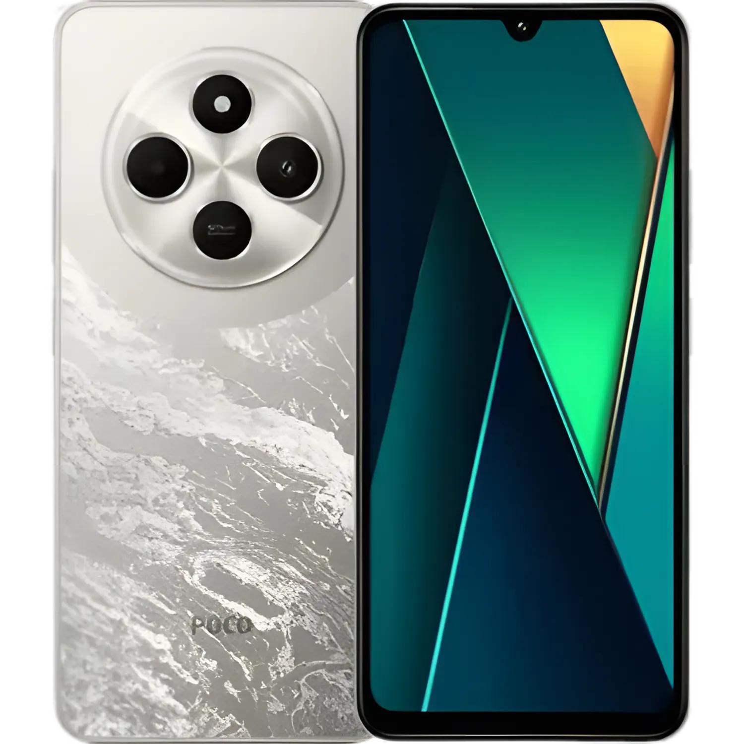 Xiaomi Poco C75: frente e traseira