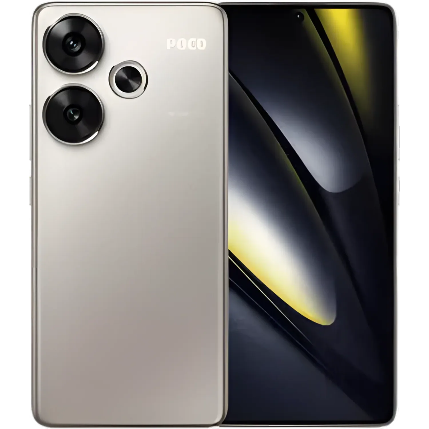 Xiaomi Poco F6: frente e traseira
