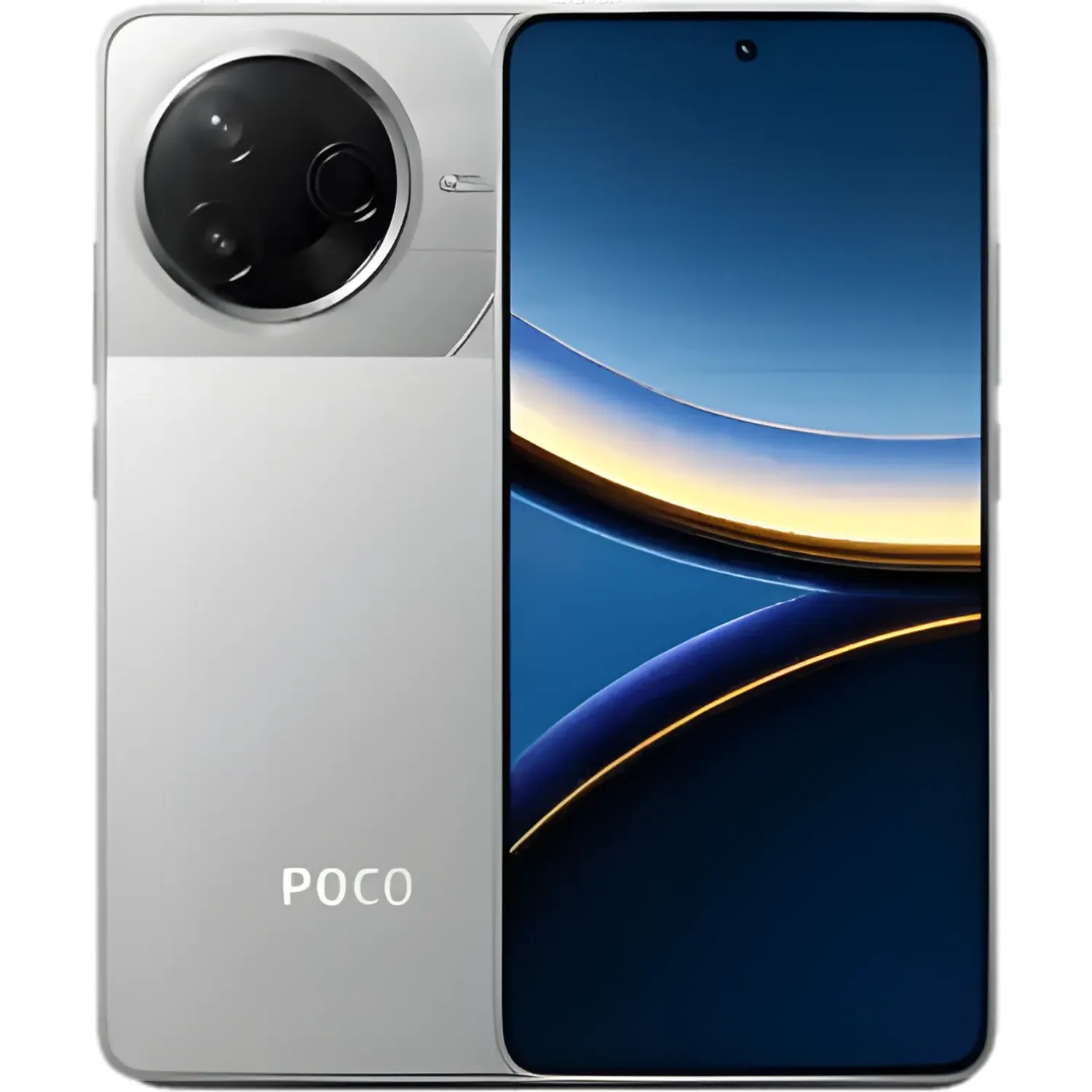 Xiaomi Poco F7 Pro: frente e traseira