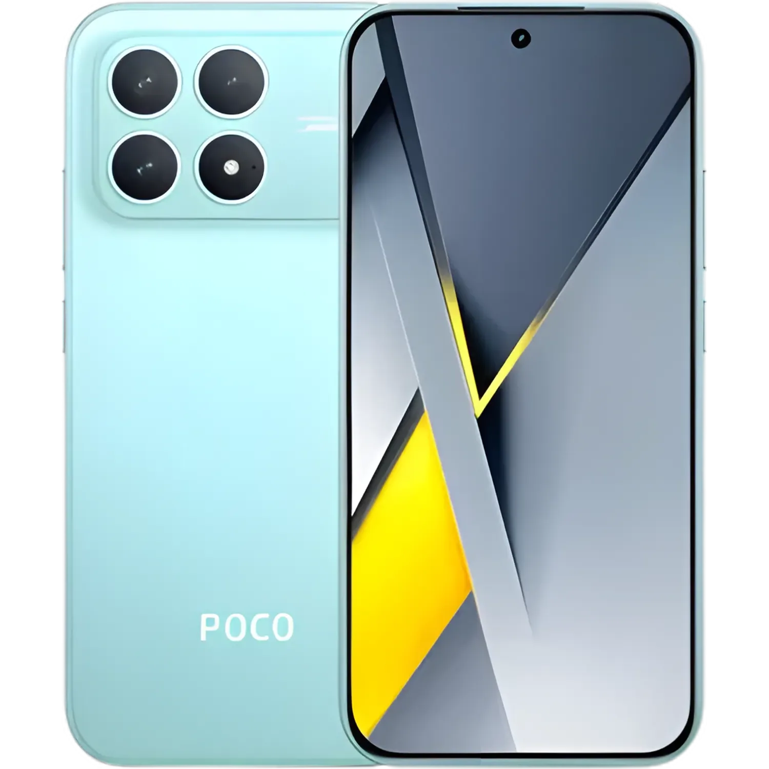 Xiaomi Poco F8 Pro: frente e traseira