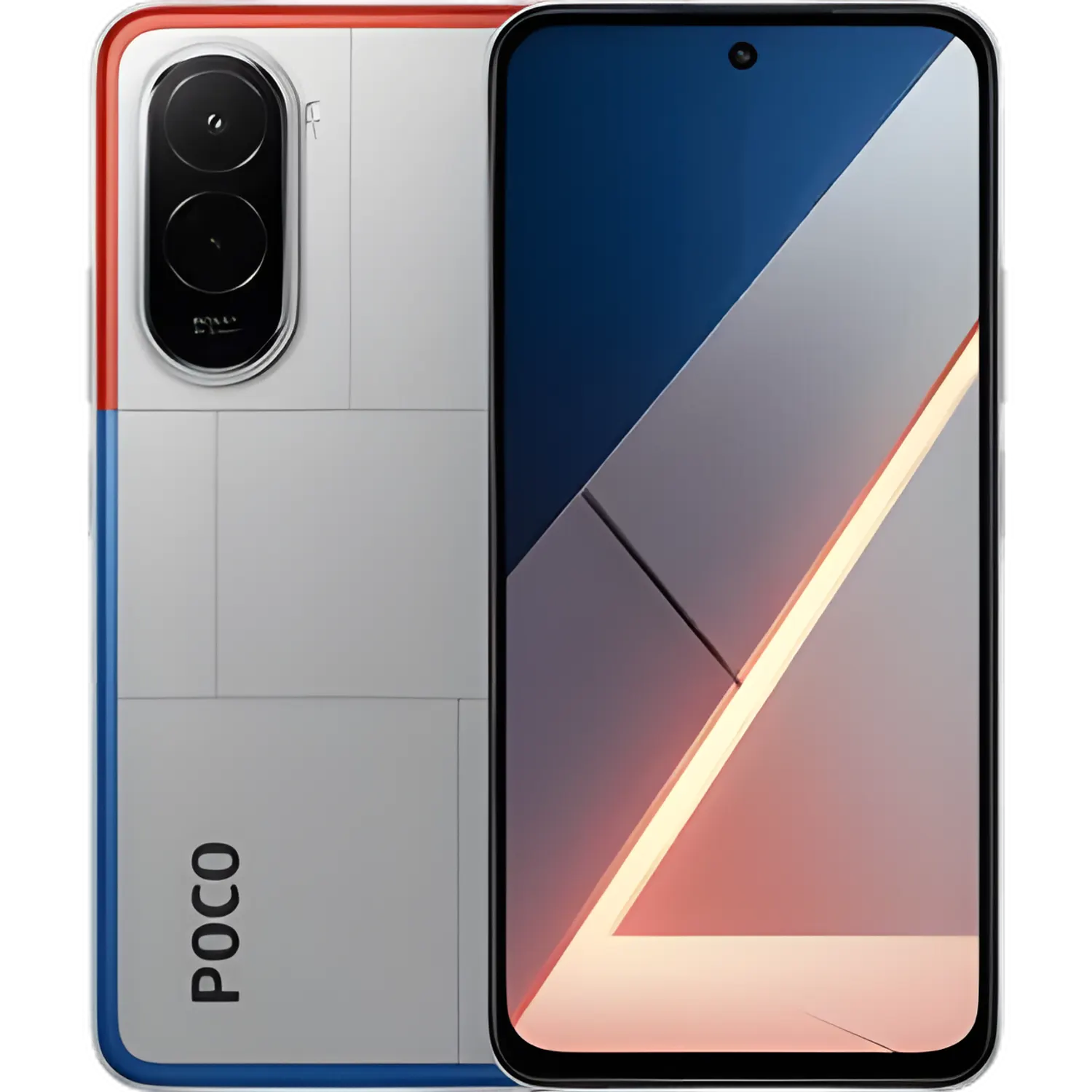 Xiaomi Poco M7: frente e traseira