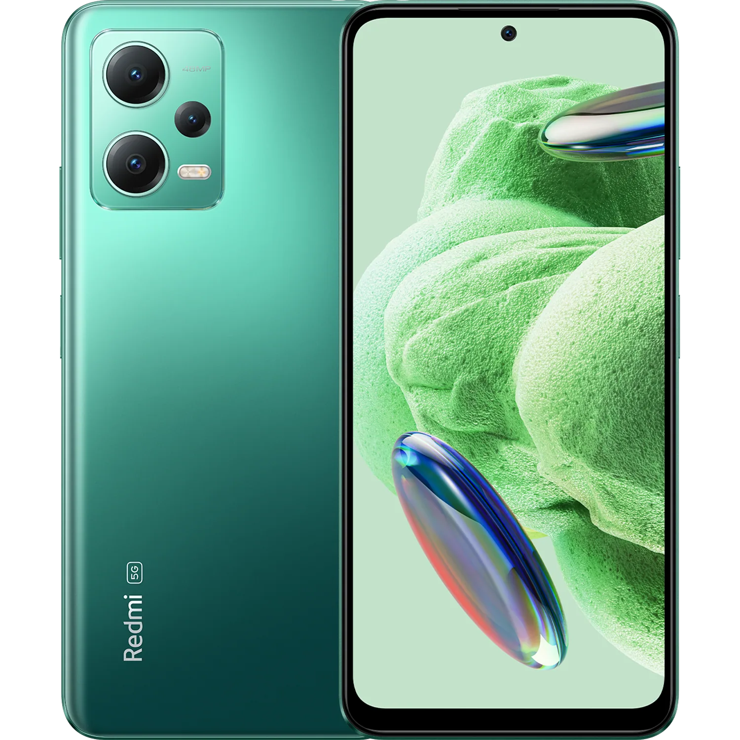 Xiaomi Redmi Note 12 5G: frente e traseira
