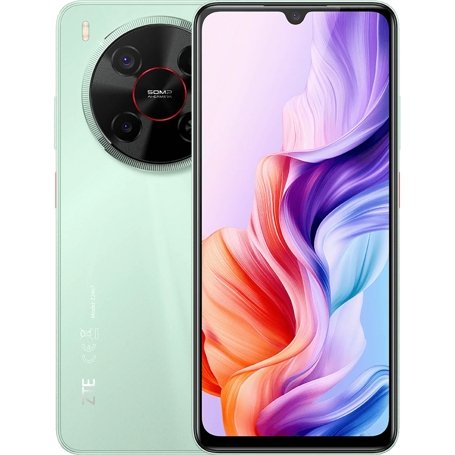 ZTE Blade V70 Max: frente e traseira