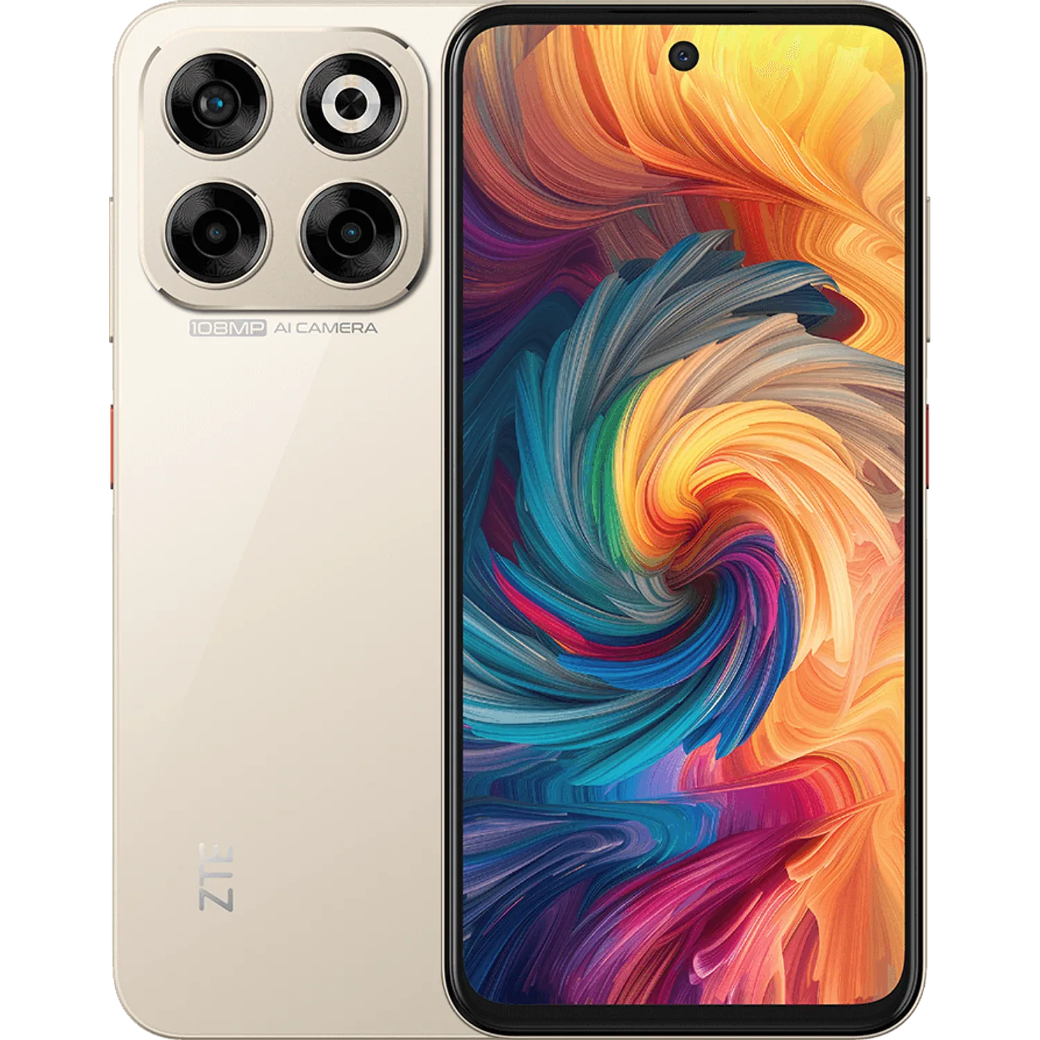ZTE Blade V70: frente e traseira