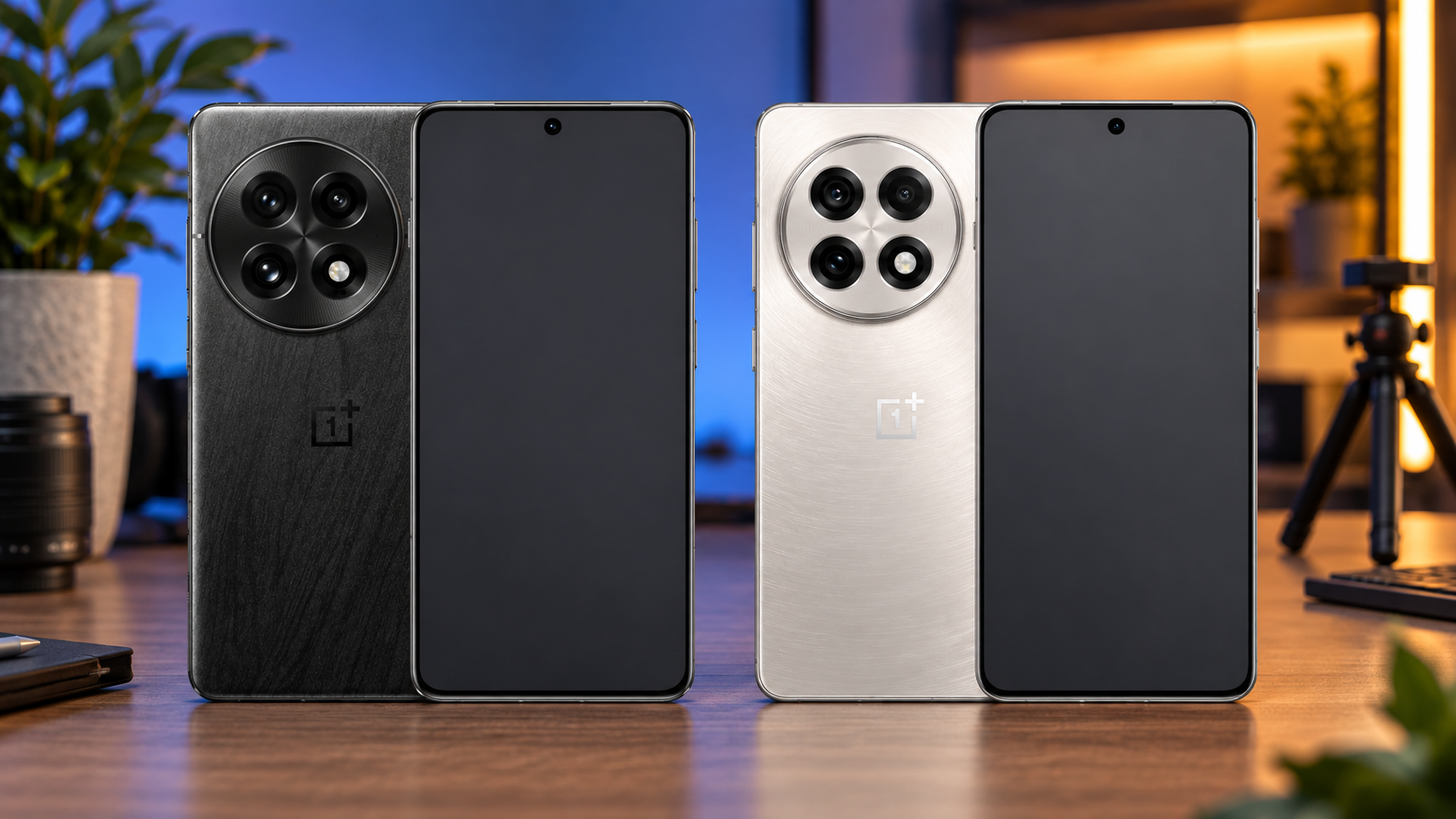 OnePlus 13 ou 13R: a câmera frontal muda a escolha para vídeos
