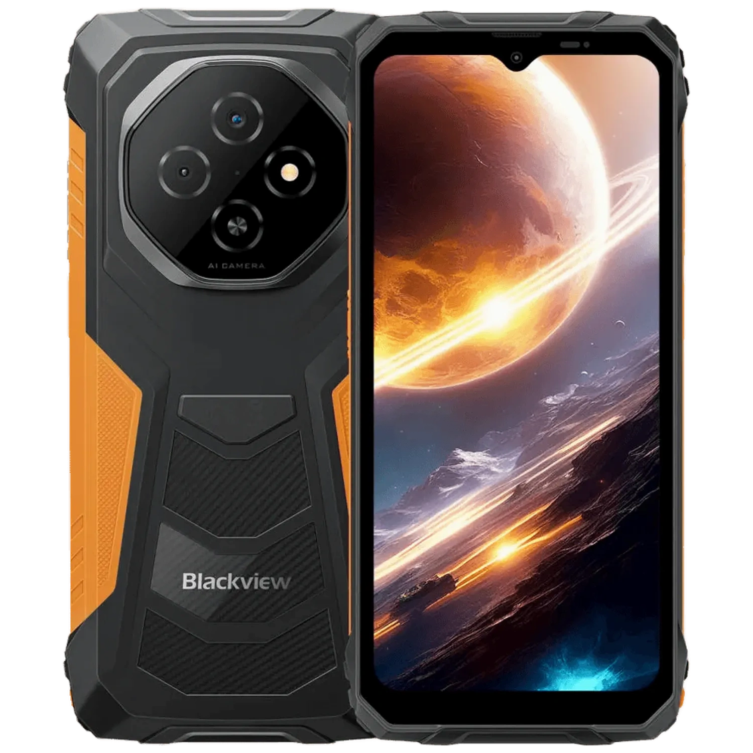 Blackview Fort 1 4G: frente e traseira