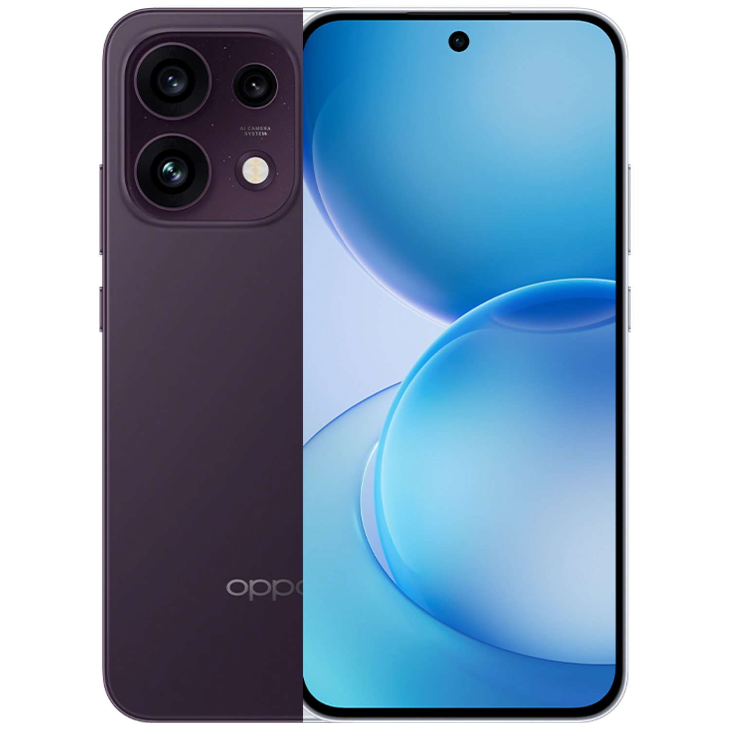 OPPO Reno16 F 5G: frente e traseira