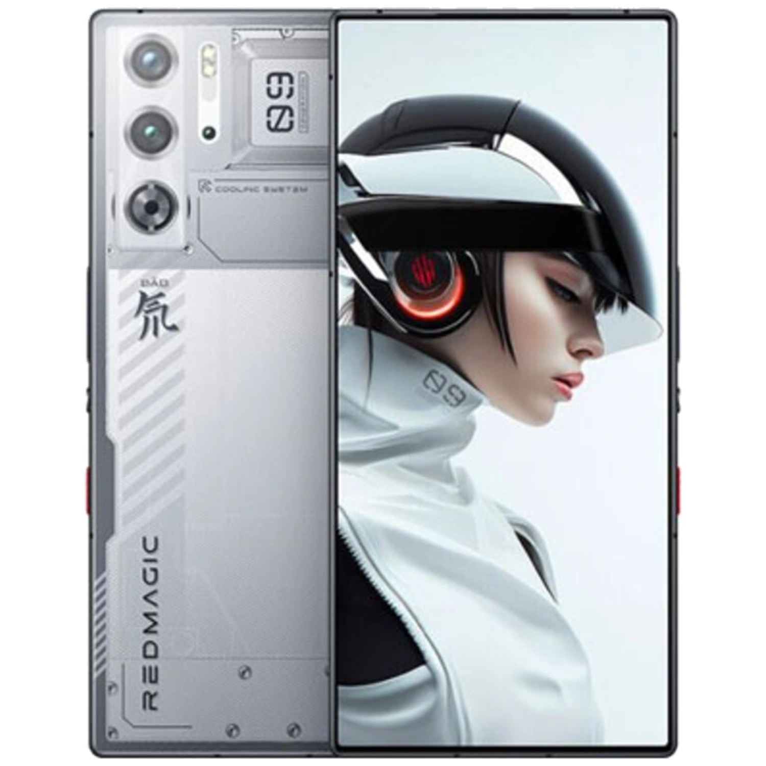 REDMAGIC 9 Pro: frente e traseira