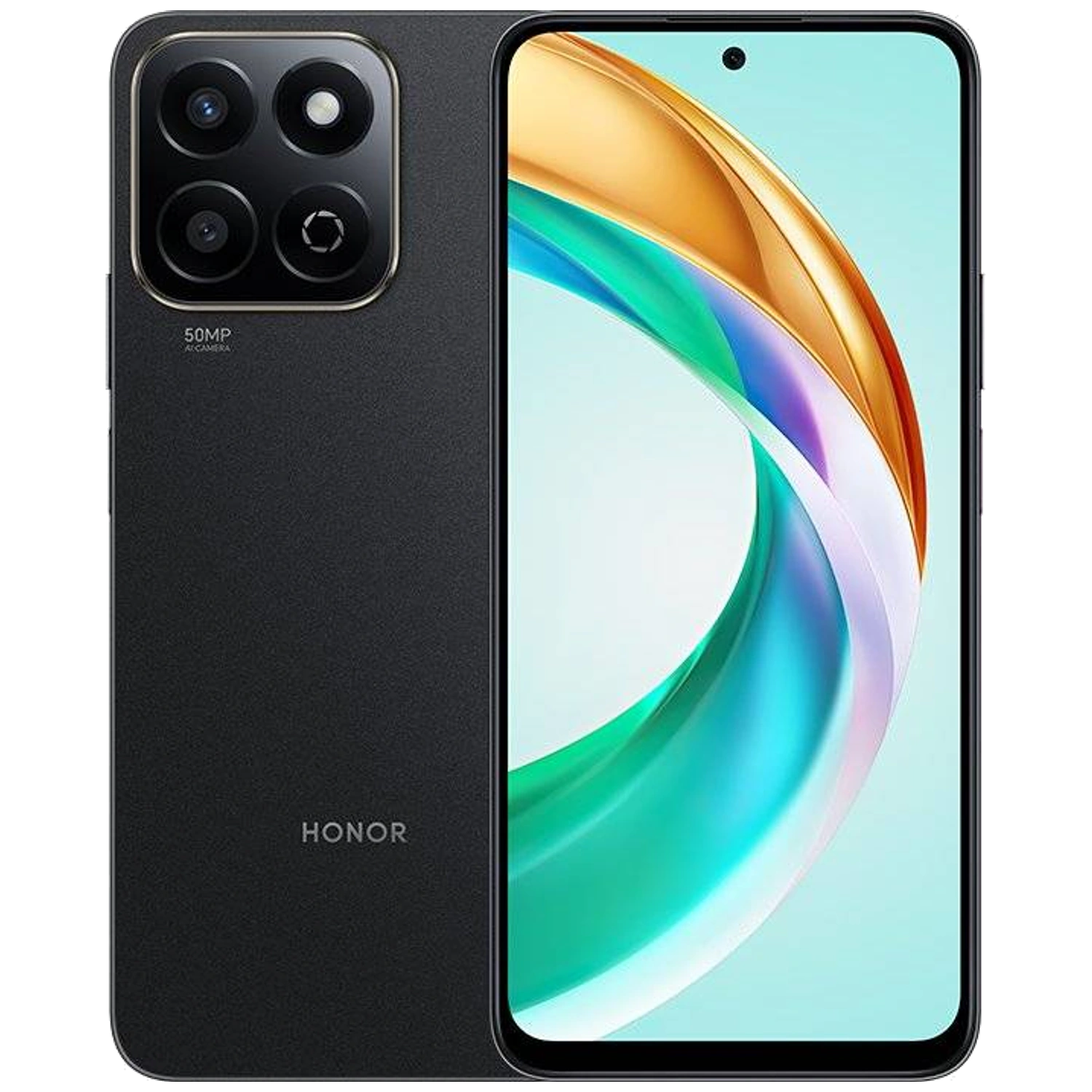 HONOR X6b 5G: frente e traseira
