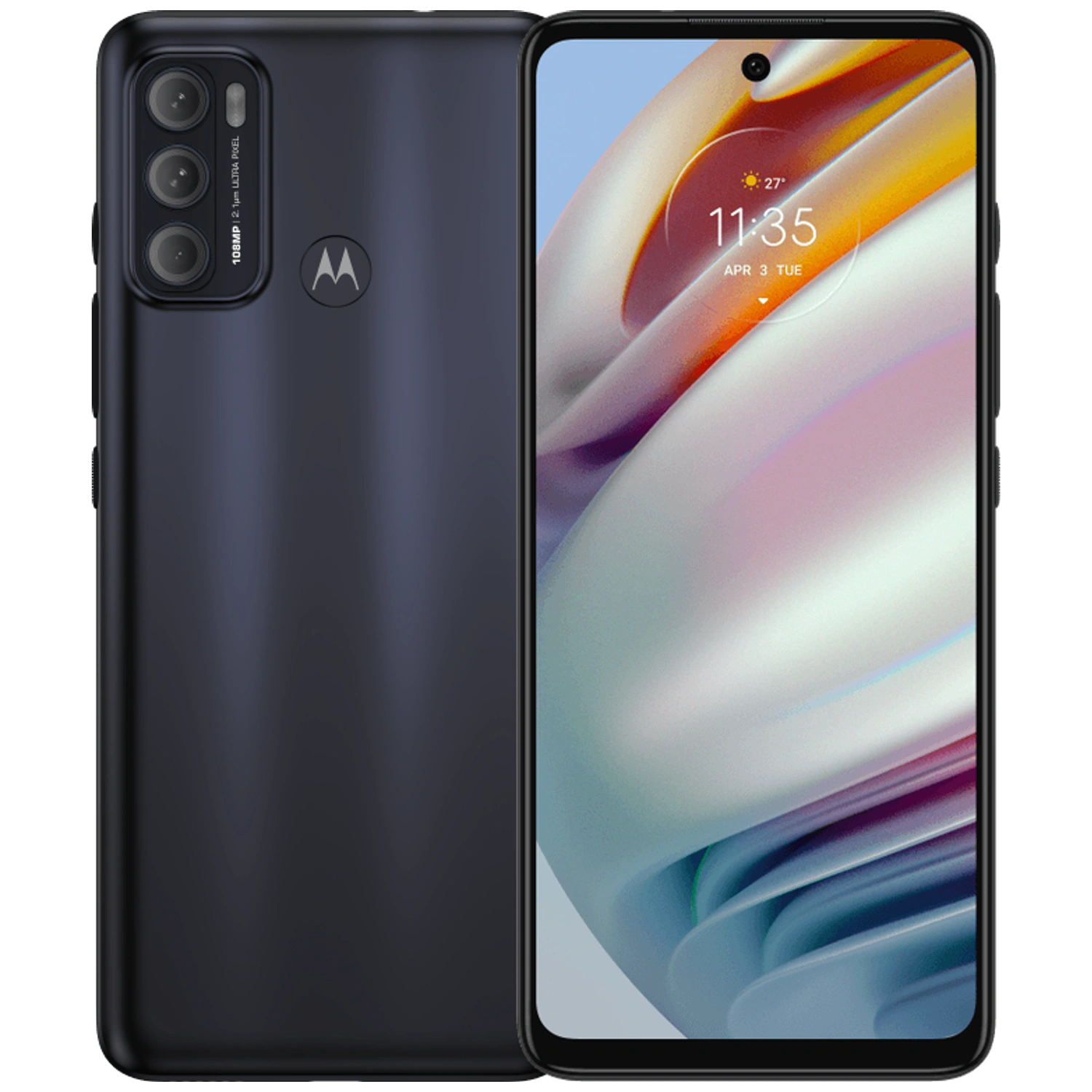 Motorola Moto G60: frente e traseira