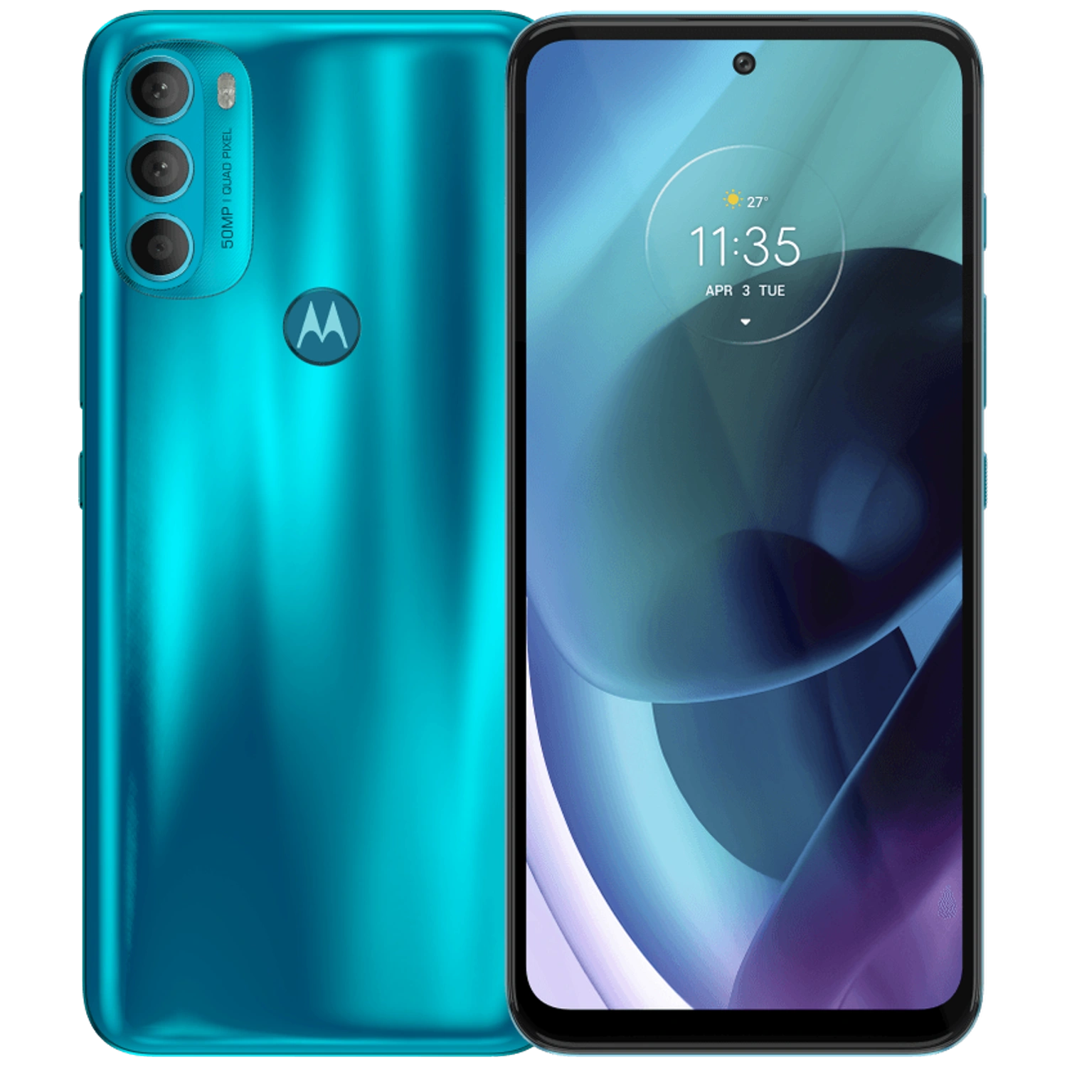 Motorola Moto G71 5G: frente e traseira