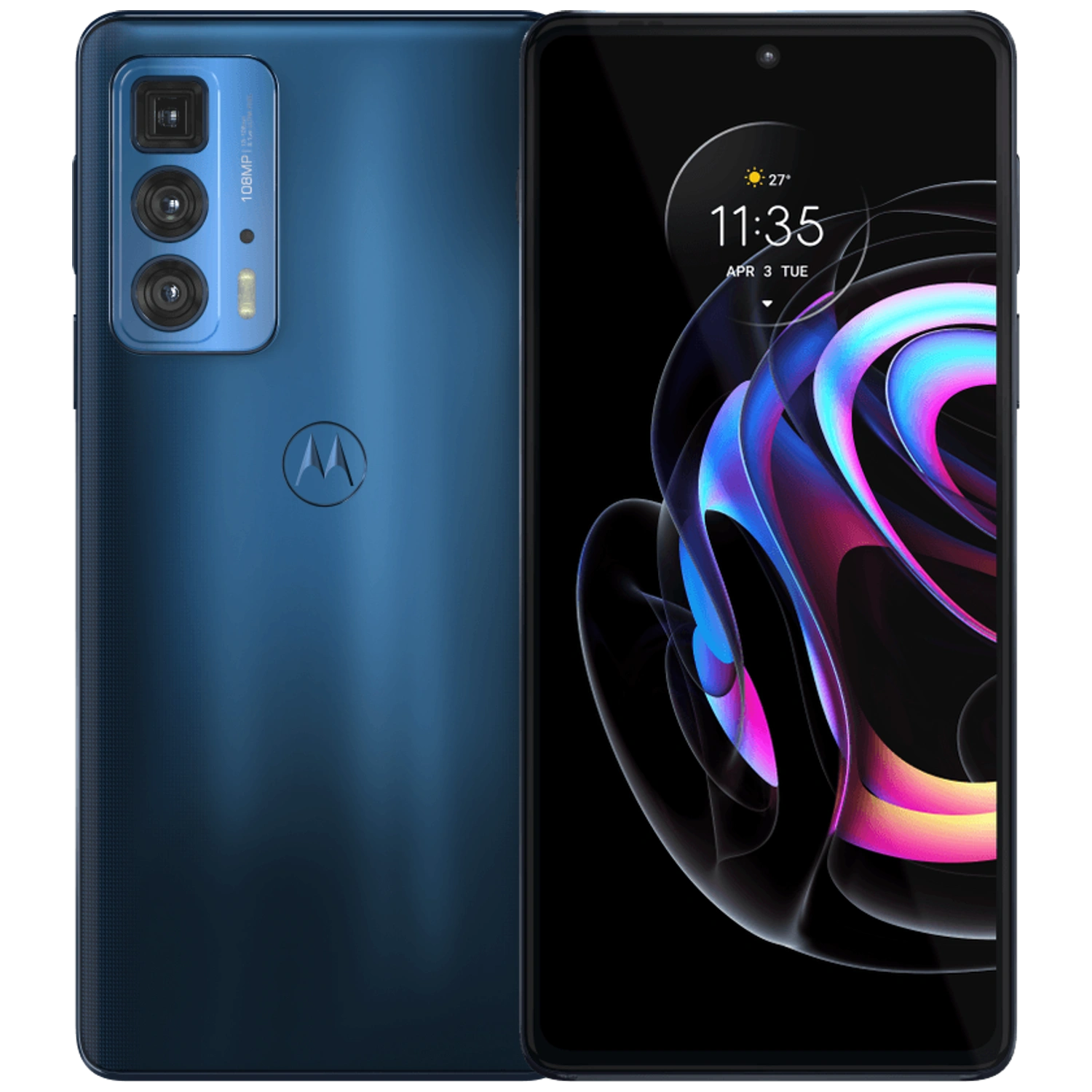 Motorola Edge 20 Pro 5G: frente e traseira