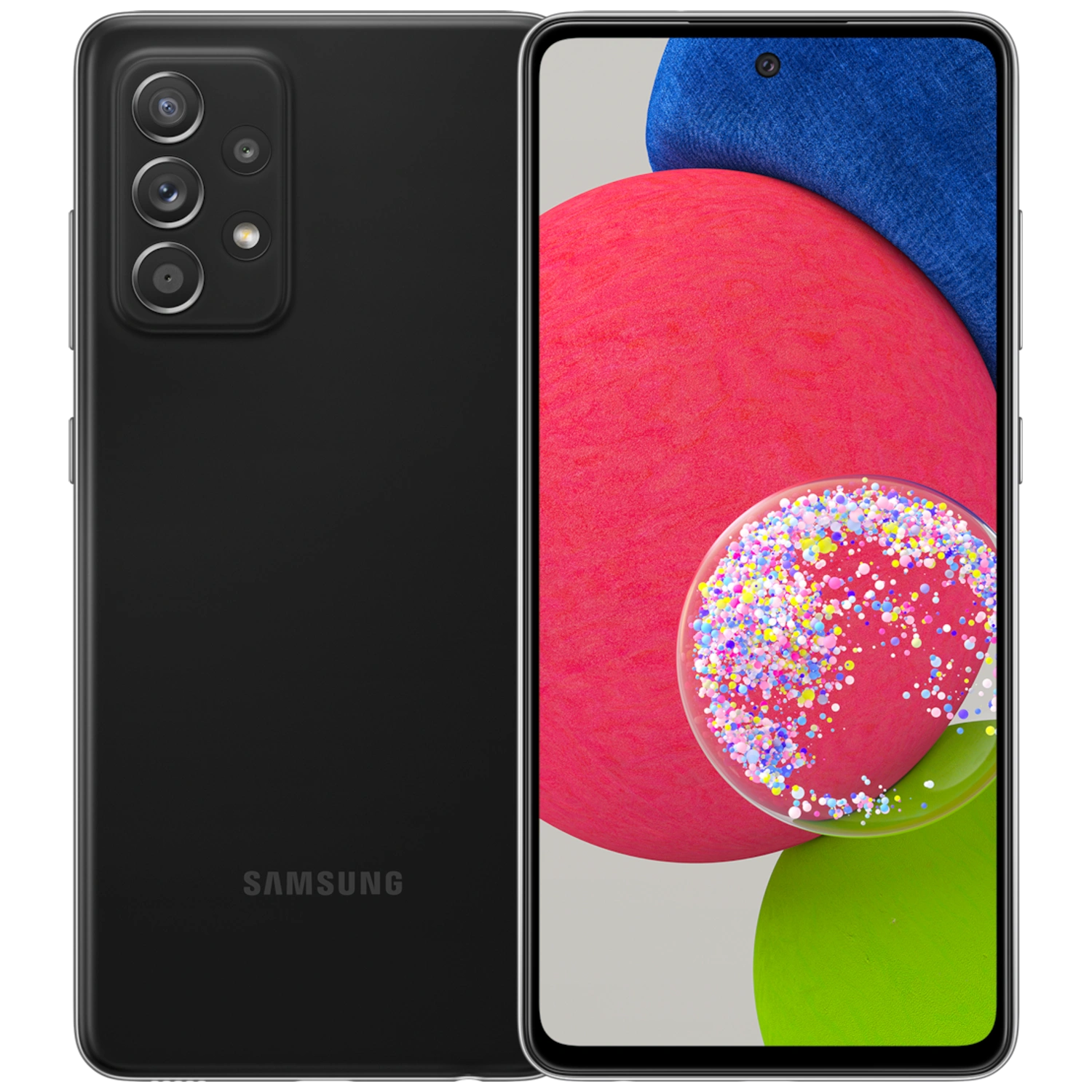 Samsung Galaxy A52s 5G: frente e traseira