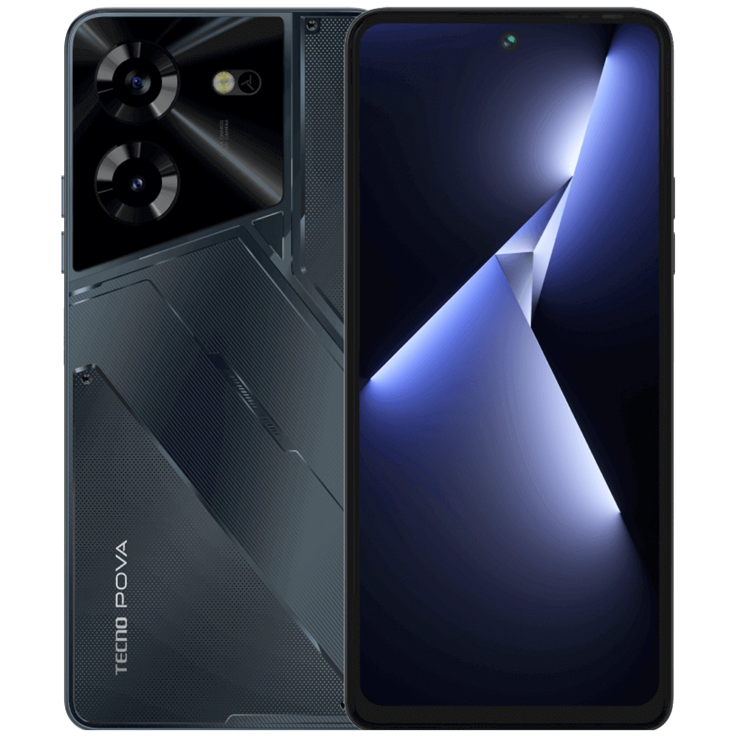 Tecno Pova 5: frente e traseira