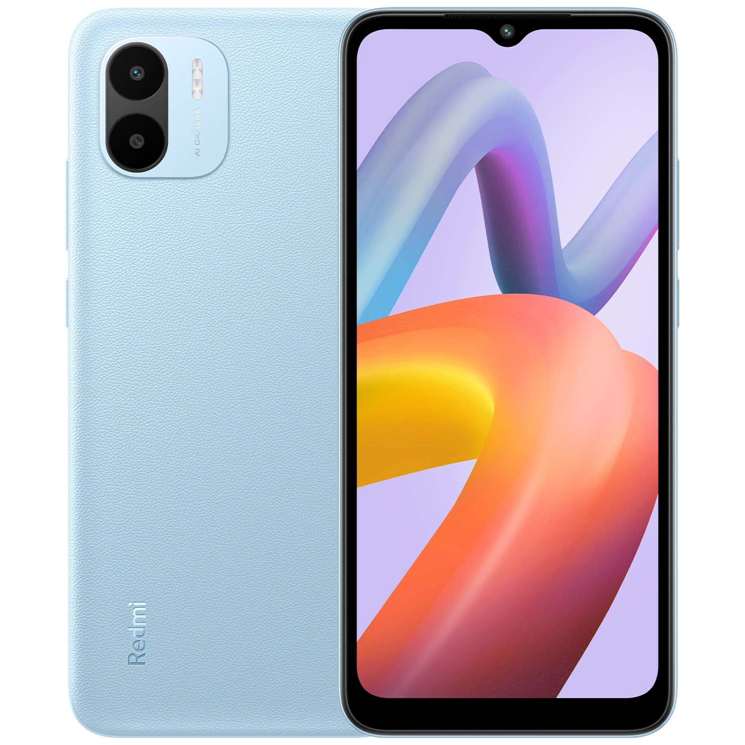 Xiaomi Redmi A2: frente e traseira