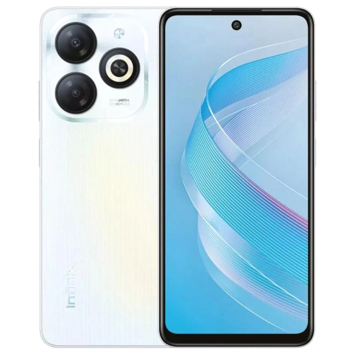 Infinix Smart 8: frente e traseira
