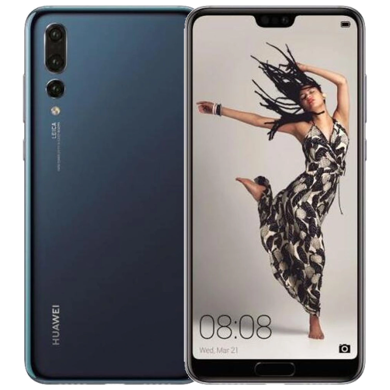 Huawei P20 Pro: frente e traseira