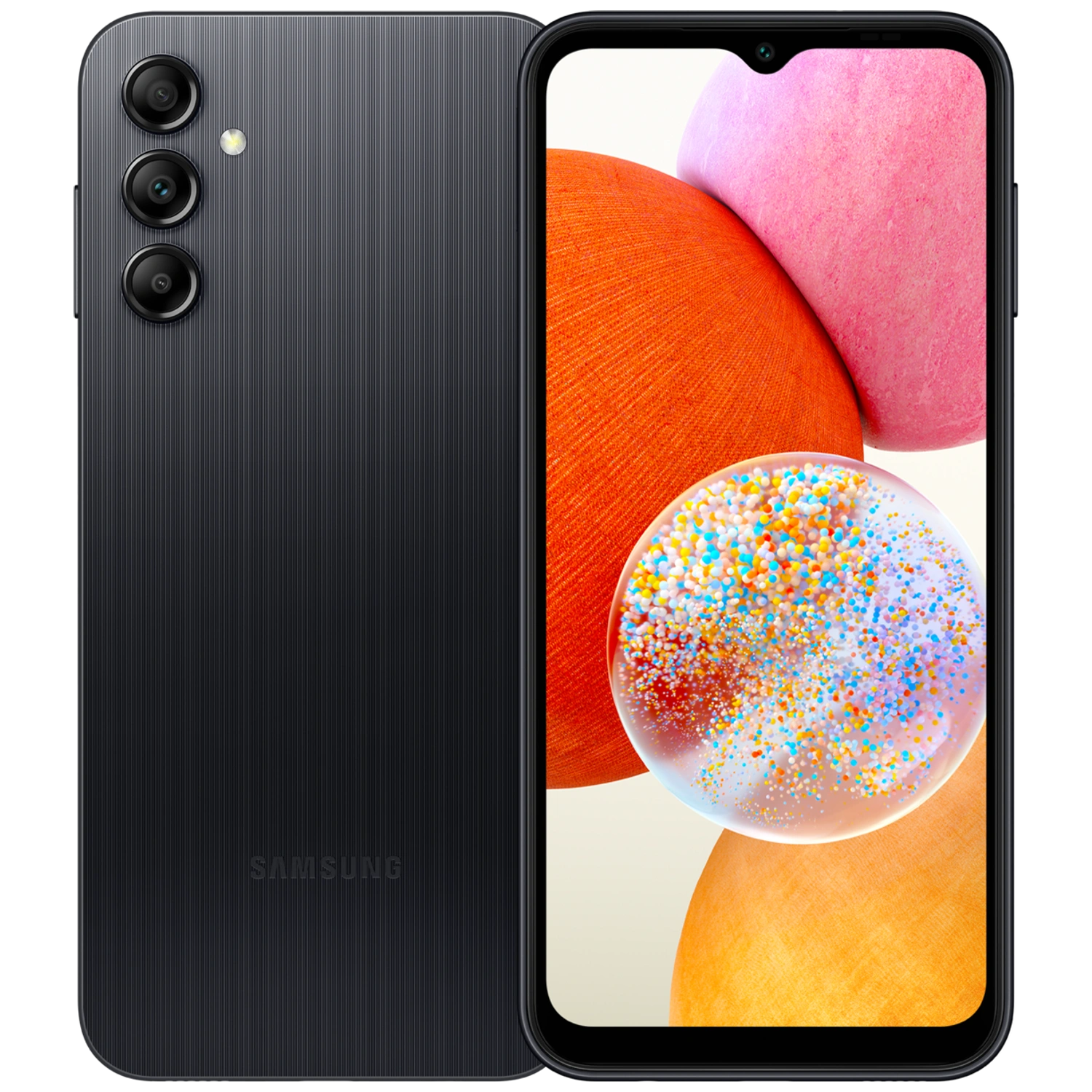 Samsung Galaxy A14 4G: frente e traseira