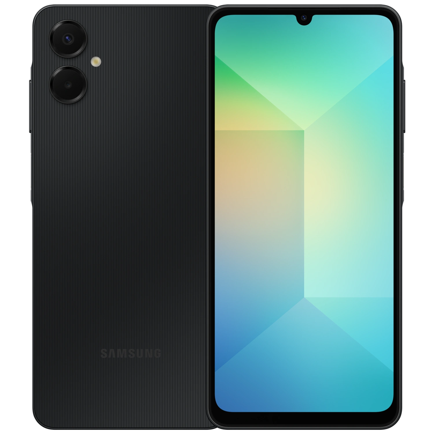 Samsung Galaxy A06 5G: frente e traseira