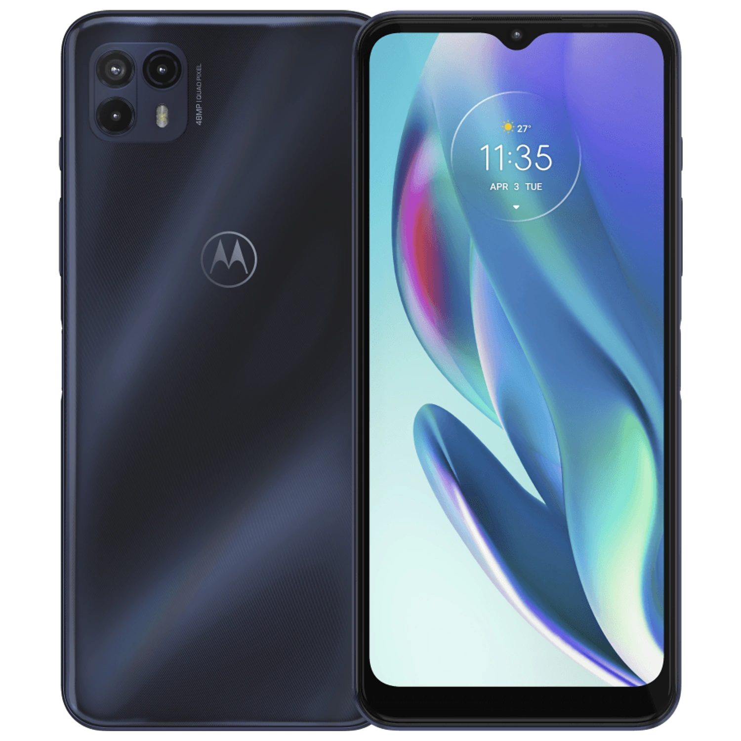 Motorola Moto G50 5G: frente e traseira