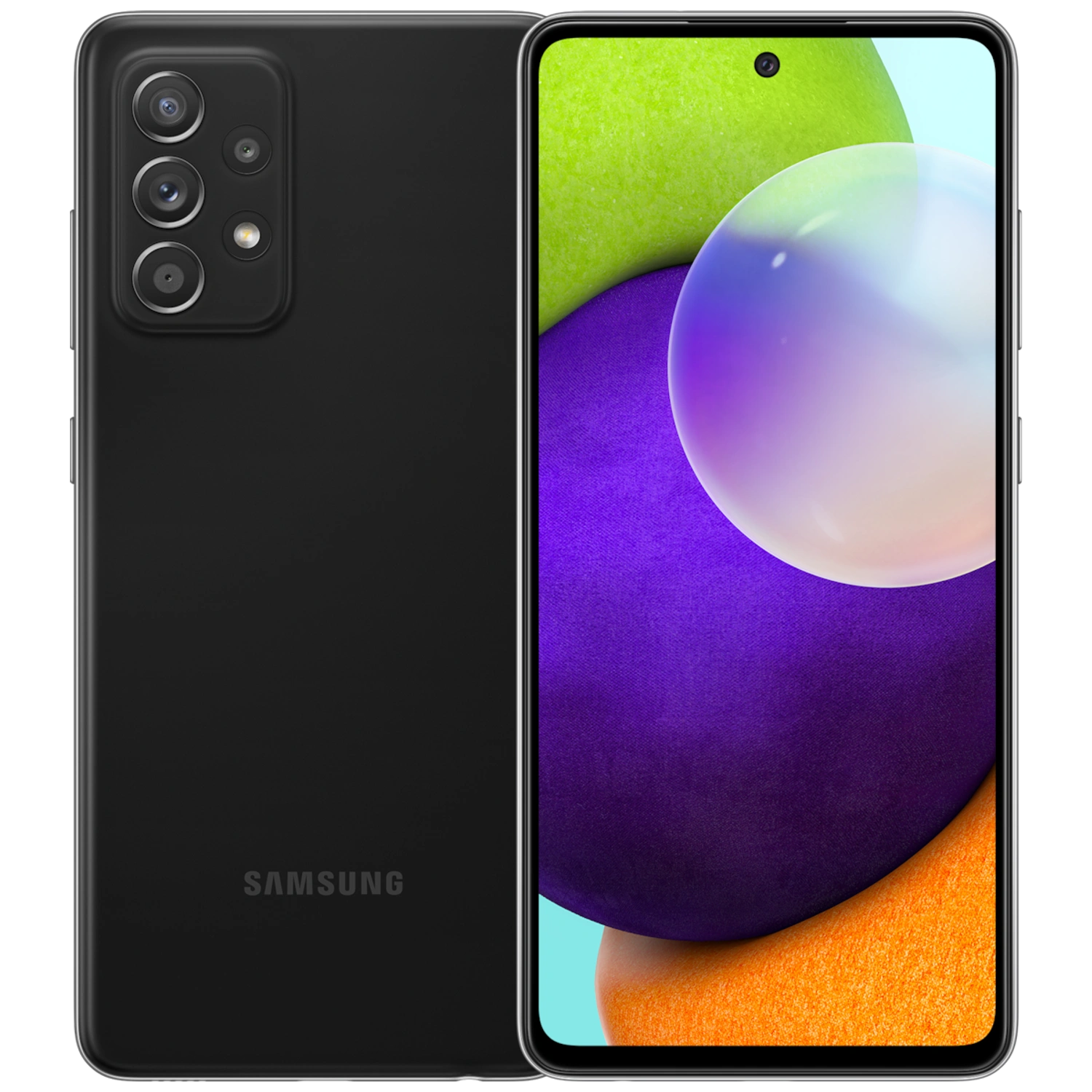 Samsung Galaxy A52 4G: frente e traseira