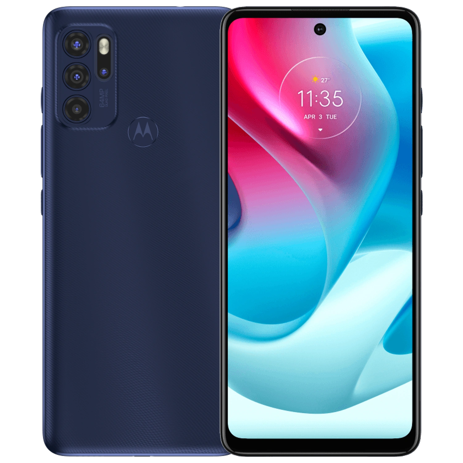 Motorola Moto G60s: frente e traseira