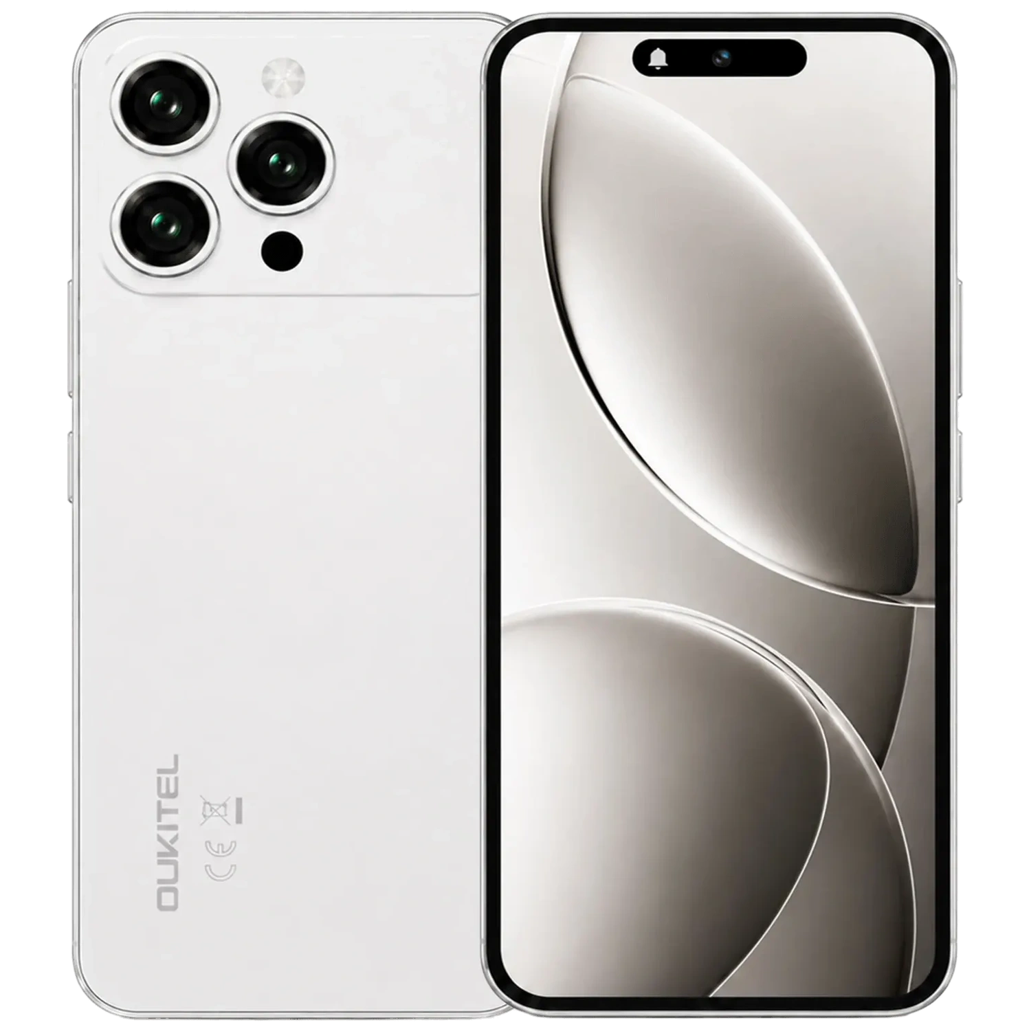 Oukitel P1 Pro 4G: frente e traseira