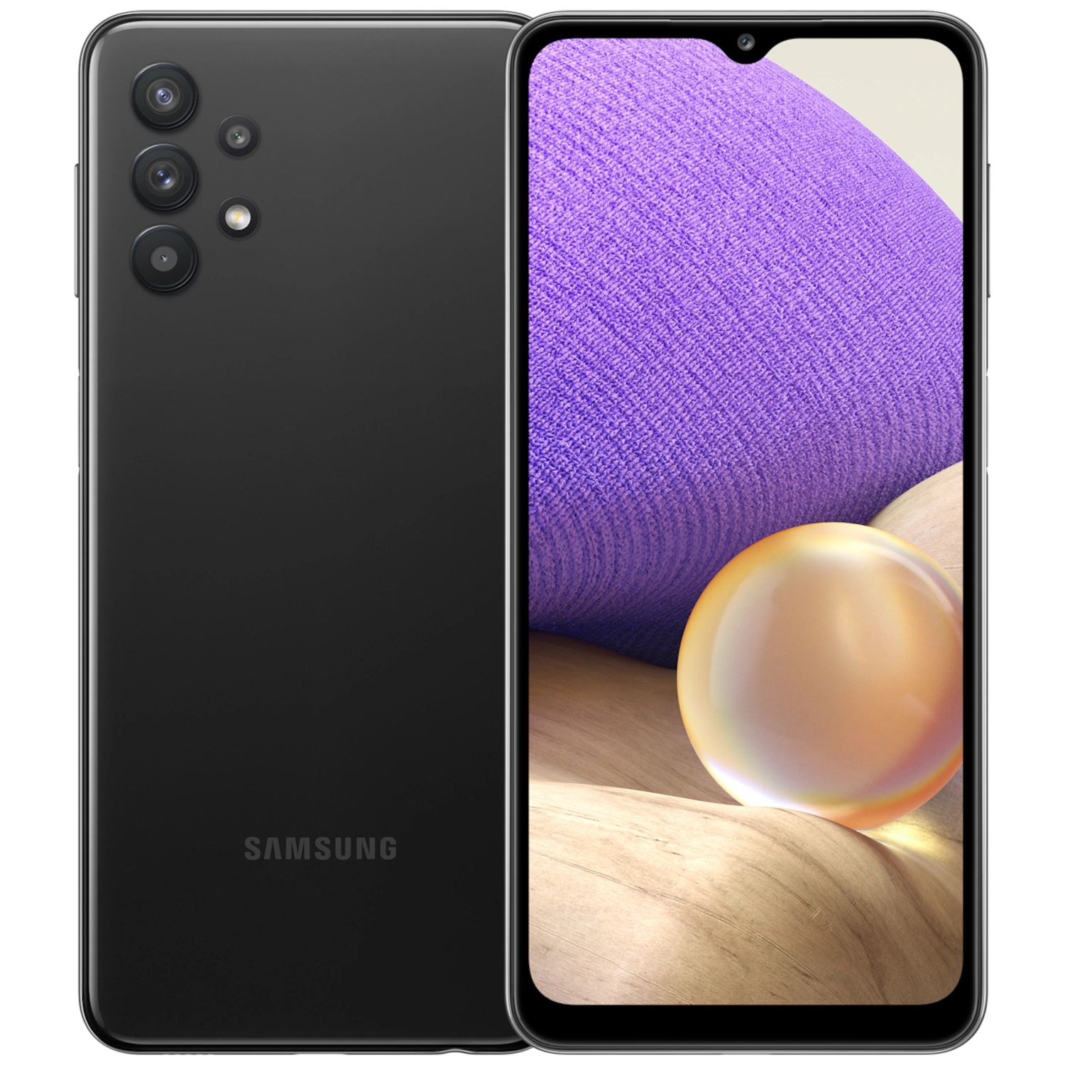 Samsung Galaxy A32 5G: frente e traseira