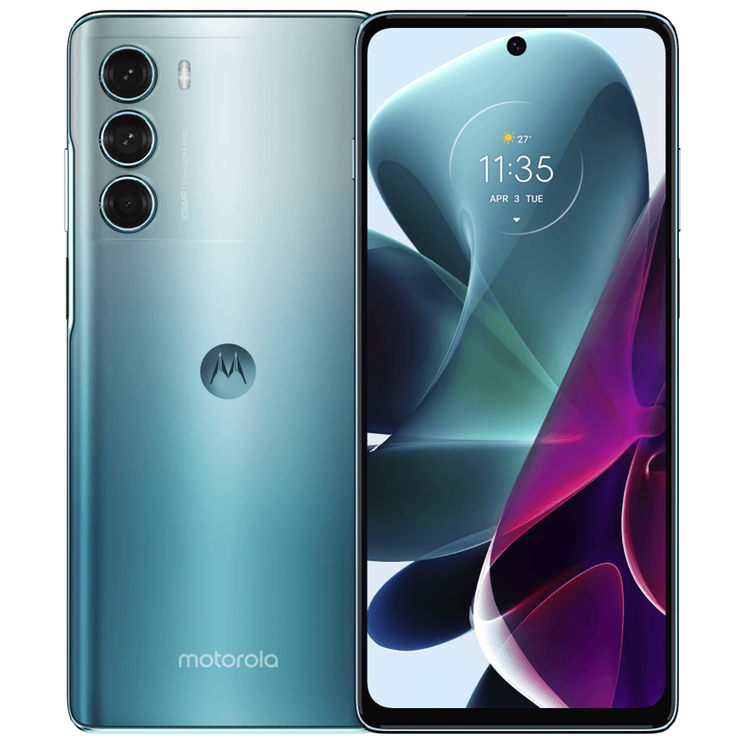 Motorola Moto G200 5G: frente e traseira
