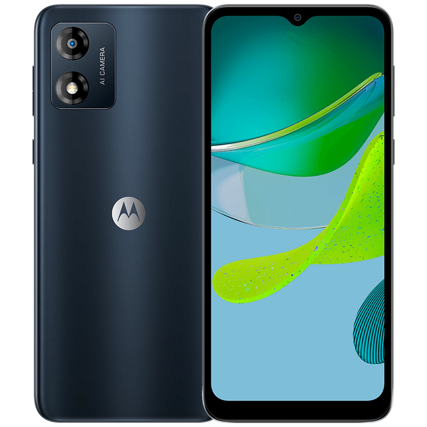 Motorola Moto E13: frente e traseira