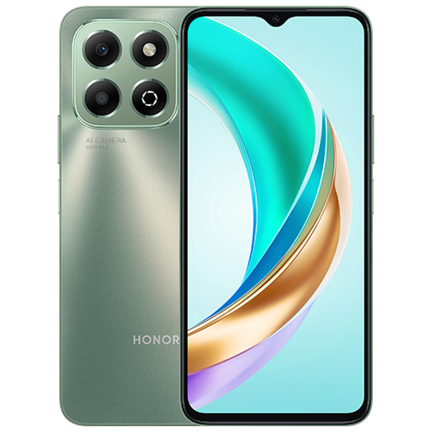 Honor X6b 4G: frente e traseira
