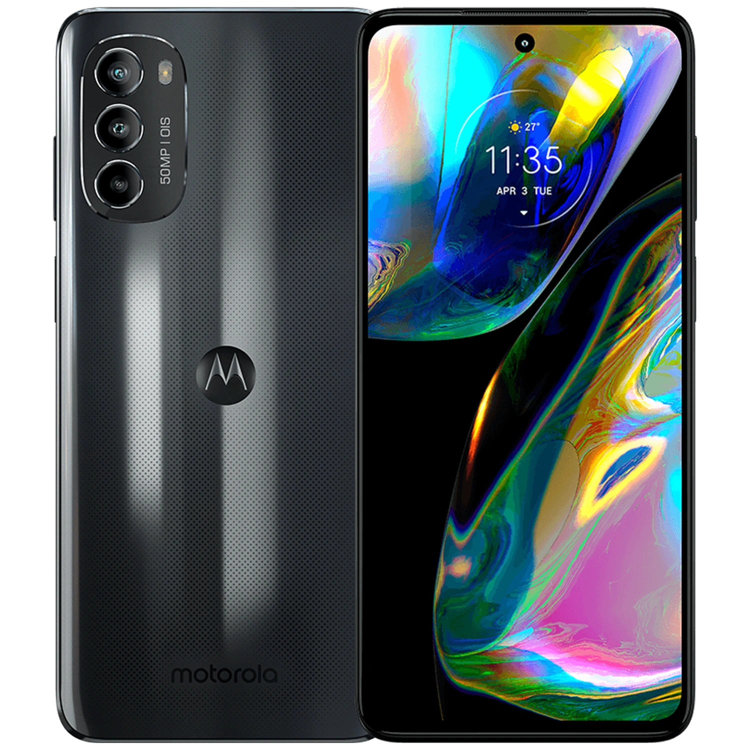 Motorola Moto G82 5G: frente e traseira