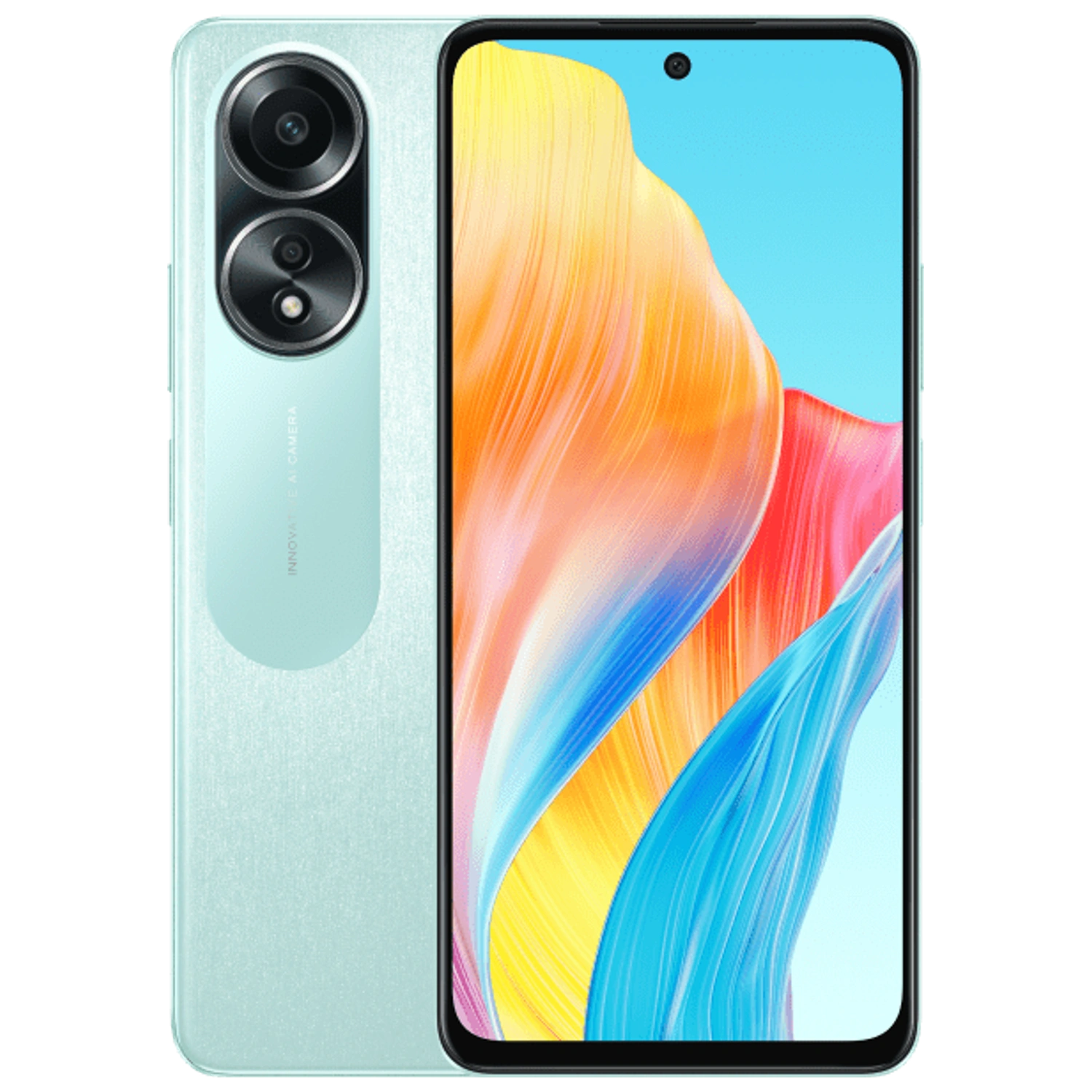 OPPO A58 4G: frente e traseira