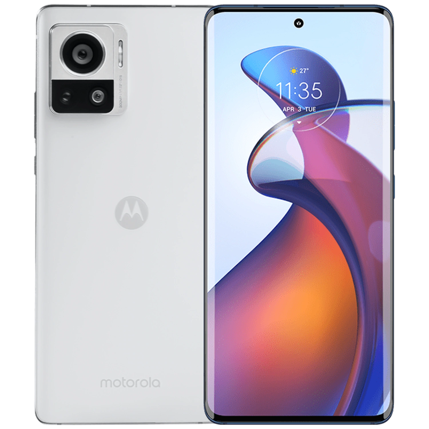 Motorola Edge 30 Ultra 5G: frente e traseira